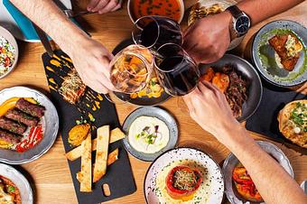 Product: Discover the whole world of Balkan cuisine on your table by trying
a lile bit of everything - all for one flat price. - Ambar in Barracks Row - Washington, DC European Cuisine