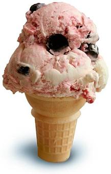 Product: a crowd pleaser! White Chocolate Raspberry Truffle!  made fresh in our own ice cream plant! - Anderson's Frozen Custard in Kenmore, NY American Restaurants