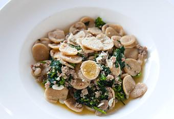 Product: Orecchiette Con Salsicce E Rapin - Angelino Restaurant in Sausalito, CA Italian Restaurants