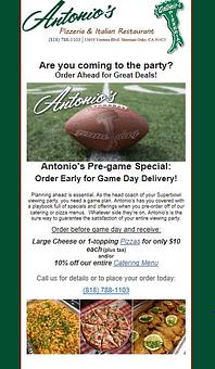 Product - Antonio's Pizzeria & Italian Restaurant in Sherman Oaks, CA Pizza Restaurant