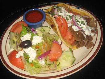 Product: Gyro with Greek Salad - Antonis Restaurant Diner in Beaverton, OR Diner Restaurants