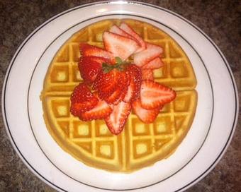 Product: Waffle with Fruit - Antonis Restaurant Diner in Beaverton, OR Diner Restaurants