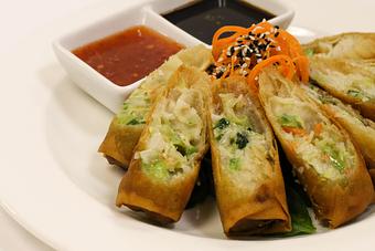 Product: Spring Rolls - Arizona Inn - Dining Room in Blenman Elm - Tucson, AZ American Restaurants