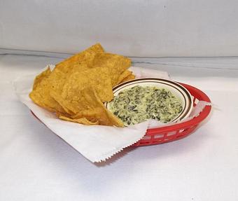 Product: Spinch Dip & Chips - AuSable River Restaurant in Mio, MI American Restaurants