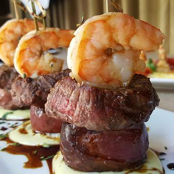 Product: Steak and Potatoes, Surf n turf style - Back Bistro in Palladio - Folsom, CA American Restaurants