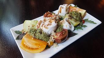 Product: Heirloom tomato salad - Back Bistro in Palladio - Folsom, CA American Restaurants