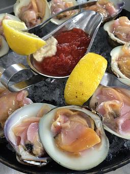 Product: Local Clams Cherry stone and little necks - Bahrs Landing Seafood Restaurant and Marina in Highlands, NJ Seafood Restaurants