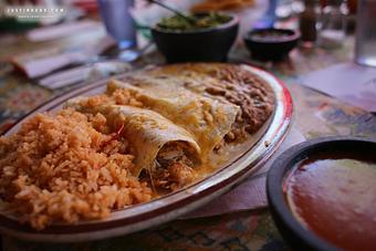 Product: Chicken Enchiladas - Baja Sonora Mexican Restaurant in Los Altos - Long Beach, CA Mexican Restaurants