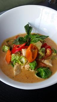 Product: Roasted brussel sprouts make this amazing! - Banana Leaf Modern Thai in Mason, OH - Mason, OH Thai Restaurants