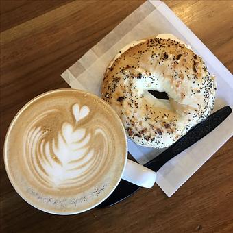 Product: Freshly toasted bagels with a variety of plain, fruit or savory cream cheese - Barista's Daily Grind in Kearney, NE Coffee, Espresso & Tea House Restaurants