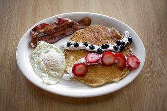 Product - Batter Up Pancakes in Fresno, CA Hamburger Restaurants