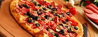 Product - Bell's Greek Pizza in East Lansing, MI Pizza Restaurant