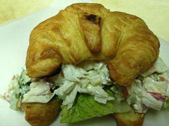 Product: Chicken Salad Croissant - Bella Cafe in Grosse Pointe Farms, MI American Restaurants