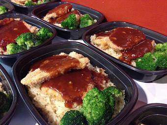 Product: Take and Bake Coconut Chicken with General Tsao Sauce and Broccoli - Bella Cafe in Grosse Pointe Farms, MI American Restaurants