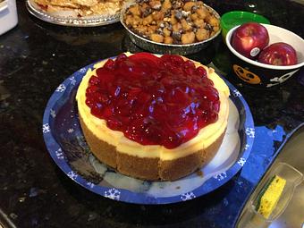 Product: Strawberry Cheescake - Bella Cafe in Grosse Pointe Farms, MI American Restaurants