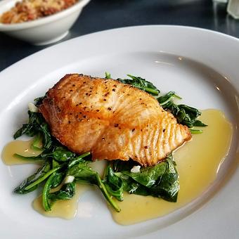 Product: Citrus Honey Glazed Salmon - Bella Milano in Edwardsville, IL Italian Restaurants