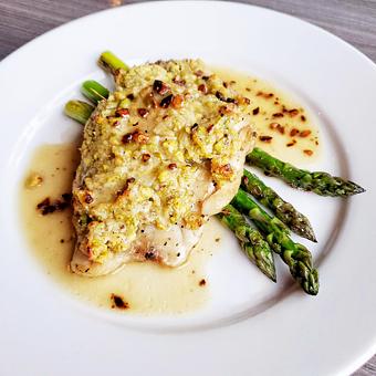 Product: Pistachio Grouper - Bella Milano in Edwardsville, IL Italian Restaurants