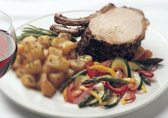 Product: Fennel Roasted Rack of Pork - Bellisio's Italian Restaurant And Wine Bar in Historic Canal Park - Duluth, MN Italian Restaurants