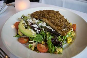 Product: Besito Ensalada de Salmon - Besito Mexican Restaurant- Roslyn NY in Roslyn, NY Mexican Restaurants