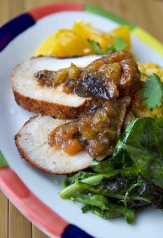 Product: pork roast - Big Sky Cafe in Downtown San Luis Obispo - San Luis Obispo, CA Vegetarian Restaurants