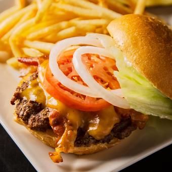 Product: Bacon Cheddar Burger - Billy's Sports Grill in Birmingham, AL American Restaurants