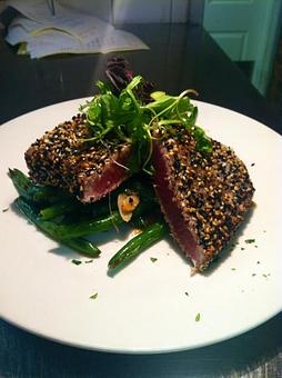 Product: Ahi Tuna - Blinkers Tavern in Roebling Point, Covington, Kentucky - Covington, KY Restaurants/Food & Dining