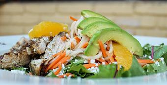 Product: House Salad with Chicken - Blue Agave Restaurante y Tequileria in Baltimore, MD Bars & Grills