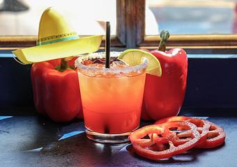 Product: Red Pepper Margarita - Blue Agave Restaurante y Tequileria in Baltimore, MD Bars & Grills
