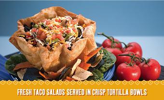 Product: Taco Salad - Blue Burrito Grille in Scottsdale Fashion Square Mall - Foodcourt - Scottsdale, AZ Mexican Restaurants