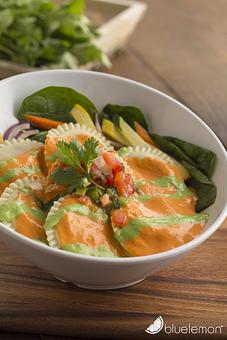 Product: Black Bean Ravioli - Blue Lemon in Highland, UT American Restaurants