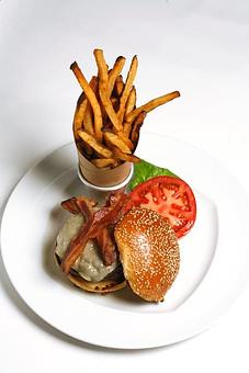Product: Blue Morel Burger - Blue Morel Restaurant and Wine Bar in Morristown, NJ American Restaurants