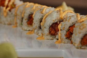 Product: Spicy Tuna Roll - Blue Morel Restaurant and Wine Bar in Morristown, NJ American Restaurants