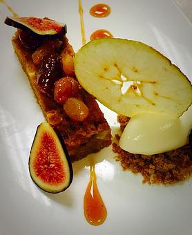 Product: Terhune Orchard's Apple Cake - Blue Morel Restaurant and Wine Bar in Morristown, NJ American Restaurants
