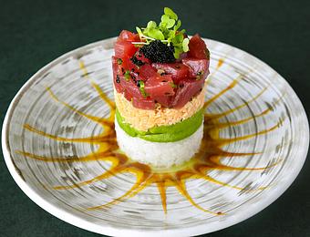 Product: Tuna Tower - Blue Sushi Sake Grill in Fort Worth, TX Sushi Restaurants