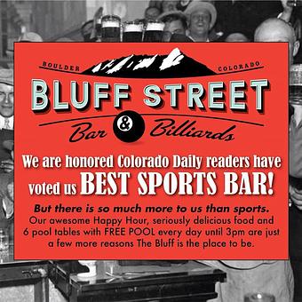 Product - Bluff Street Bar & Billiards in Boulder, CO Bars & Grills