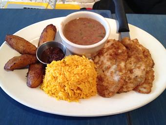 Product: Plantain Crusted Chicken - Bogota Latin Bistro in Park Slope - Brooklyn, NY Central American Restaurants