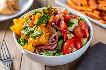 Product: Salad Bowl: Potato Cauliflower - Bombay Eats / Wraps in Loop - Chicago, IL Indian Restaurants
