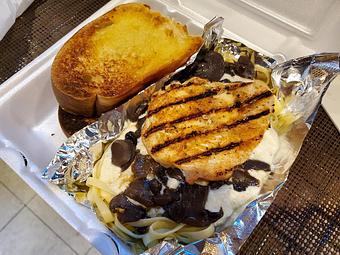 Product: Blackened Chicken Alfredo - Bozwellz in Storm Lake, IA American Restaurants