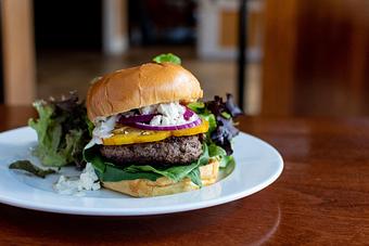 Product: Summer V Burger - Brasserie V in Madison, WI French Restaurants