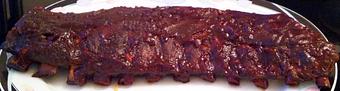 Product: our full slab of BBQ RIBS - Bravo Pizza & Italian Restaurant in Poplar Grove, IL Pizza Restaurant