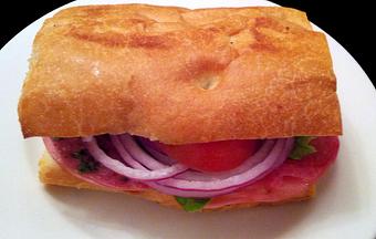 Product: ITALIAN PESTO MELT SANDWICH - Bravo Pizza & Italian Restaurant in Poplar Grove, IL Pizza Restaurant