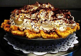 Product: Chocolate Caramel Banana Creme Pie - Brite Spot Diner in Echo Park - Los Angeles, CA American Restaurants