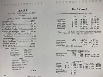 Product - Brown's Catfish in Russellville, AR Restaurants/Food & Dining