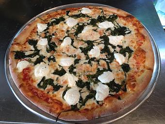 Product: Spinach & Ricotta Pizza - Buongiorno Pizza and Pasta in Palm Beach Gardens, FL Pizza Restaurant