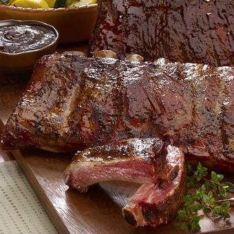 Product: Dry Rub St. Louis Style Ribs - Burgers' Smokehouse in California, MO Restaurants/Food & Dining