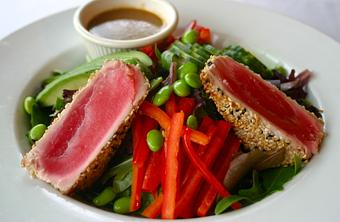 Product: Ahi Salad - CB Hannegans in Downtown Los Gatos - Los Gatos, CA Restaurants/Food & Dining