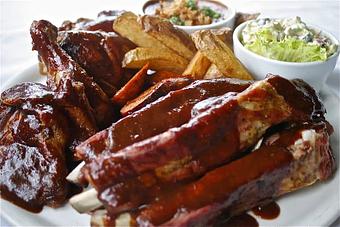 Product: BBQ Combo - CB Hannegans in Downtown Los Gatos - Los Gatos, CA Restaurants/Food & Dining