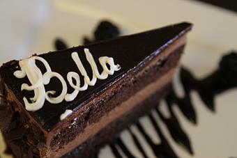 Product: triple chocolate mousse cake - Cafe Bella in Logan Square - Chicago, IL American Restaurants