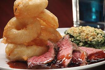 Product: Drunken Tenderloin - Cafe Blue in Bee Cave - Bee Cave, TX American Restaurants