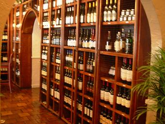 Product: Wine Rack - Cafe L'Europe in St. Armands Circle - Sarasota, FL French Restaurants